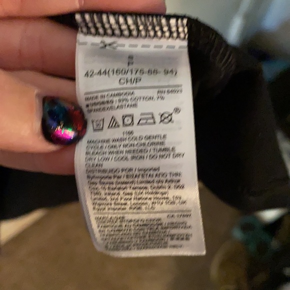 Gap, black turtleneck swing dress, size small - Picture 4 of 4